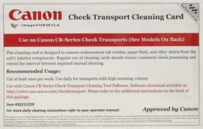 img 2 attached to Enhance Canon CR-Series Check Scanners with Cleaning Cards (Box of 15)