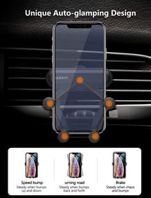 img 1 attached to 📱 Neekin Car Phone Mount - Air Vent Phone Holder [360° Rotation] for iPhone 11 Pro Max, Xs Max, X, XR, 8, 7 Plus, Samsung Galaxy S10E, S9, Note10, S8, S7, S6, S5 & More