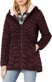 img 2 attached to 🧥 Quilted Anorak Coats, Jackets & Vests for Women by Steve Madden