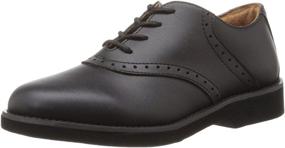 img 4 attached to 👞 Classic Style and Comfort: School Issue Upper Class 7300 Saddle Shoe for Toddlers, Little Kids, and Big Kids