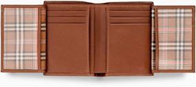 img 2 attached to Cognac Vertical Grain Leather Wallets: Stylish Men's Accessories for Optimal Organization