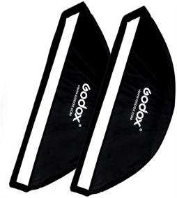 img 3 attached to 📸 Godox 35 x 160cm Strip Beehive Honeycomb Grid Softbox with Bowens Mount Speedring - Compatible for Godox Studio Flash and Strobe Lighting (2PCS) - Includes Carry Bag