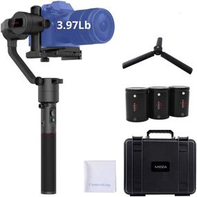 img 1 attached to 📷 MOZA AirCross: Ultra-Light 3-Axis Gimbal Stabilizer for Mirrorless & DSLR Cameras – 8 Follow Modes, Quick Release, Timelapse, Auto-Tuning – 4Lb Payload
