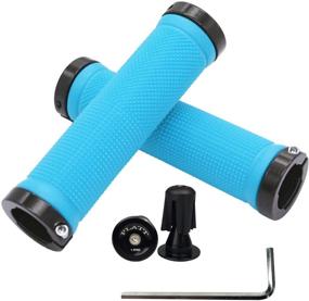 img 4 attached to Colorful Rubber Bike Grips - Platt Bicycle Handle Bar Grips for BMX/MTB Bikes, Offering Maximum Comfort during Rides