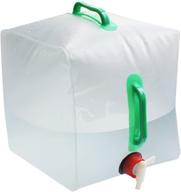 🚰 5 gallon collapsible water container: portable storage bag for outdoor activities, camping, and emergency preparedness by sunderpower логотип