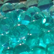 💧 1 pound turquoise water gel beads pearls - ideal for vase filler, candles, wedding centerpiece, home decoration, plants, toys, education - creates 12 gallons logo