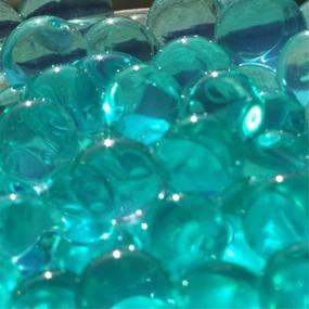 img 3 attached to 💧 1 Pound Turquoise Water Gel Beads Pearls - Ideal for Vase Filler, Candles, Wedding Centerpiece, Home Decoration, Plants, Toys, Education - Creates 12 Gallons