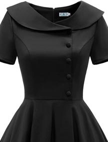 img 1 attached to Womens Hepburn Vintage Dresses by ZAPAKA - Stylish Women's Clothing