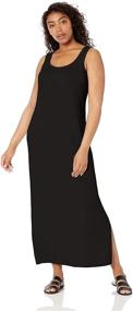 img 2 attached to Ultra-Comfortable Women's Supersoft Terry Maxi Dress for Daily Style and Ease