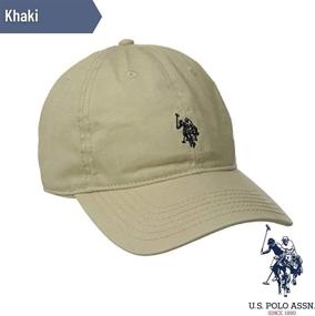 img 2 attached to 🧢 U.S. Polo Assn. Men's Washed Twill Cotton Baseball Hat with Pony Logo, Adjustable Strap and Curved Brim