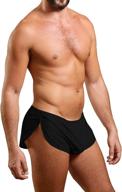 🩳 mens high-performance mesh shorts featuring extra-large side slits логотип