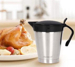 img 2 attached to 🍲 Double Insulated Thanksgiving Stainless Steel Cookware by Rorence