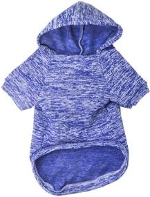 img 4 attached to 🐶 XMSJSIY Dog Hoodie: Cozy and Stylish Puppy Sweater for Winter