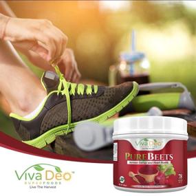 img 1 attached to PureBeets: The Ultimate Organic Beetroot Nitric Oxide Supplement for Faster Recovery & Total Body Health - Viva Deo (17.5 oz, 78 Servings)