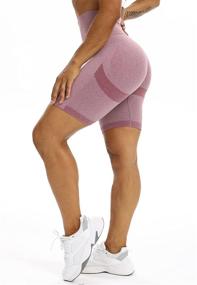 img 2 attached to SEASUM Waisted Seamless Leggings Contour Sports & Fitness