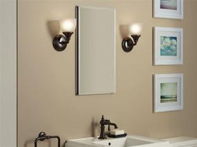 img 3 attached to 🚪 Kohler K-CB-CLC1526FS: Frameless 15x26 Aluminum Medicine Cabinet for Bathroom; Surface or Recess Mount Option