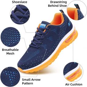 img 2 attached to FINOTAR Running Sneakers Lightweight Training Sneakers Men's Shoes in Athletic