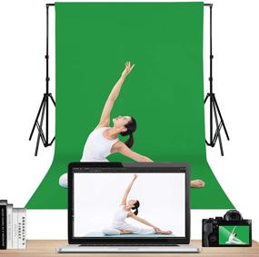 img 3 attached to 📷 High-quality WENMER Screen Backdrop: Wrinkle Resistant, Studio-Grade Photography Background in Green (4 x 5ft)