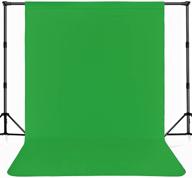 📷 high-quality wenmer screen backdrop: wrinkle resistant, studio-grade photography background in green (4 x 5ft) logo
