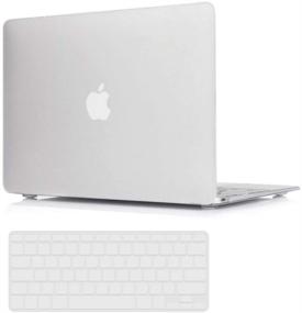 img 3 attached to 🔍 Transparent Clear Case for MacBook Pro 13 Inch A1278 2012-2008, Hard Shell Plastic Cover with Keyboard Protector – Compatible with Older Mac Pro 13 CD-ROM Release