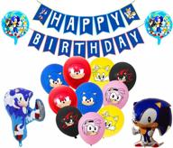 supplies hedgehog birthday balloons decorations logo