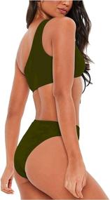 img 1 attached to 👙 FAFOFA Women's Clothing - Shoulder Bandage Swimwear Swimsuit in Swimsuits & Cover Ups