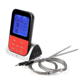 img 2 attached to 🔥 Magiques: Twin Probe Wireless Remote Digital Meat Cooking Grilling Smoking Thermometer with Large LCD Backlit Screen - Ideal for Smoker Kitchen Oven BBQ