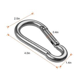 img 3 attached to 🏕️ Ultimate Stainless Steel Carabiner for Outdoor Camping - CBTONE Product Review