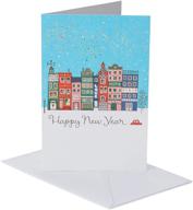 🏙️ sparkling cityscapes: american greetings new year card set (6-count) logo