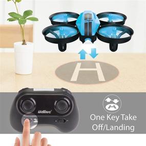 img 1 attached to 🚁 UDI U46 Mini Drone for Kids - Blue Nano Quadcopter with Headless Mode & Auto Hovering - 2.4Ghz RC Drones