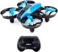 🚁 udi u46 mini drone for kids - blue nano quadcopter with headless mode & auto hovering - 2.4ghz rc drones logo