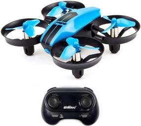 img 4 attached to 🚁 UDI U46 Mini Drone for Kids - Blue Nano Quadcopter with Headless Mode & Auto Hovering - 2.4Ghz RC Drones