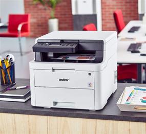 img 3 attached to 🖨️ Brother HL-L3290CDW: Compact Digital Color Printer with Laser-Quality Results, Flatbed Copy & Scan, Wireless & Duplex Printing - Amazon Dash Ready
