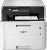 🖨️ brother hl-l3290cdw: compact digital color printer with laser-quality results, flatbed copy & scan, wireless & duplex printing - amazon dash ready logo