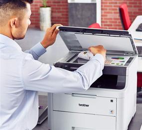 img 2 attached to 🖨️ Brother HL-L3290CDW: Compact Digital Color Printer with Laser-Quality Results, Flatbed Copy & Scan, Wireless & Duplex Printing - Amazon Dash Ready