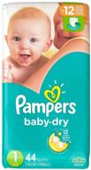 👶 pampers baby-dry diapers size 1 - pack of 44 logo