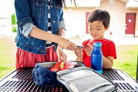 img 1 attached to 🧃 Ello Pip 12oz Stainless Steel Kids Water Bottle: Removable Base, Touchdown Blue – A Perfect Hydration Companion