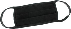 img 3 attached to Black Cotton Mouth Pleated Occupational Health & Safety Products: Reusable and Reliable