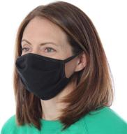 black cotton mouth pleated occupational health & safety products: reusable and reliable logo