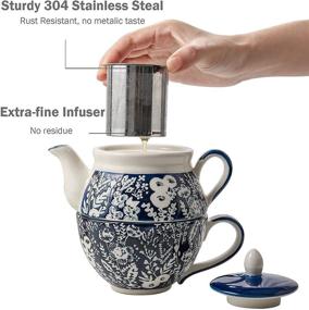 img 2 attached to Taimei Teatime Painted Ceramic Infuser Food Service Equipment & Supplies and Tabletop & Serveware