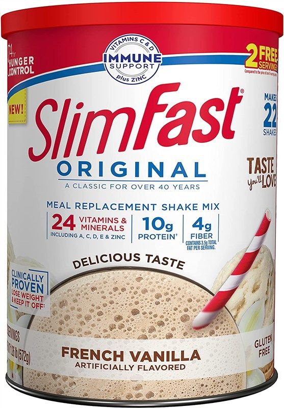 slimfast replacement original vanilla servings 로고