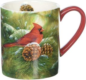 img 2 attached to ☕️ Lang December Dawn Cardinal Mug: 14 oz, Multicolored by Rosemary Millette — Perfect for Winter Mornings!