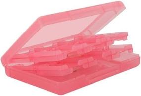 img 2 attached to Skque 28-in-1 Game Card Case Box for Nintendo DS Lite, Dsi, 3DS - Stylish Pink Storage Solution