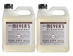 img 4 attached to 🧼 MRS. MEYER'S CLEAN DAY Hand Soap Refill, Lavender 33 oz (Pack Of 2), Cleansing & Refreshing