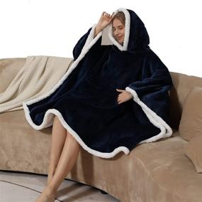 img 1 attached to Wearable Blanket Oversized Sweatshirts Blankets Bedding