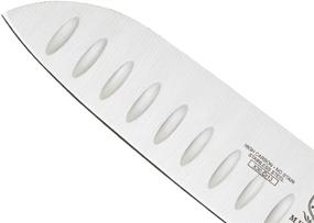 img 3 attached to 🔪 7-Inch Granton Edge Mercer Culinary Millennia Santoku Knife with Black Handle