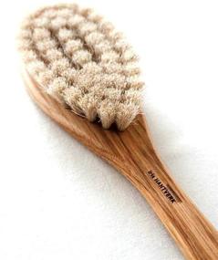 img 2 attached to 🛀 Oak Bath Brush with Horsehair Bristles