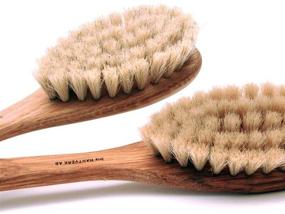 img 3 attached to 🛀 Oak Bath Brush with Horsehair Bristles