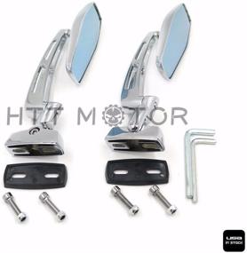 img 3 attached to 🏍️ SMT-Chrome Adjustable Rearview Mirrors for Suzuki Hayabusa GSX1300R 1999-2012 Motorcycle [B00XISB2R6]