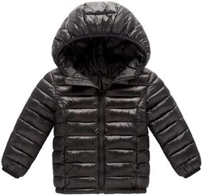 img 1 attached to HILEELANG Boys' Resistant Packable Outerwear Jackets: Comfortable and Stylish Clothing